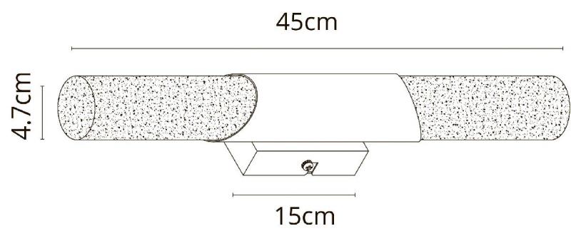 Подсветка для зеркал Arte Lamp Aqua-Bastone A2470AP-2BK