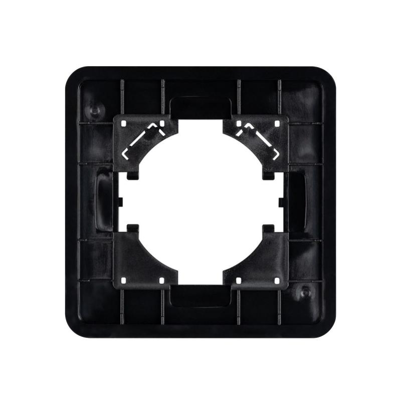 Рамка алюминиевая на 1 пост Arlight FRM-AKIRY-SFAL-1-BK 049685