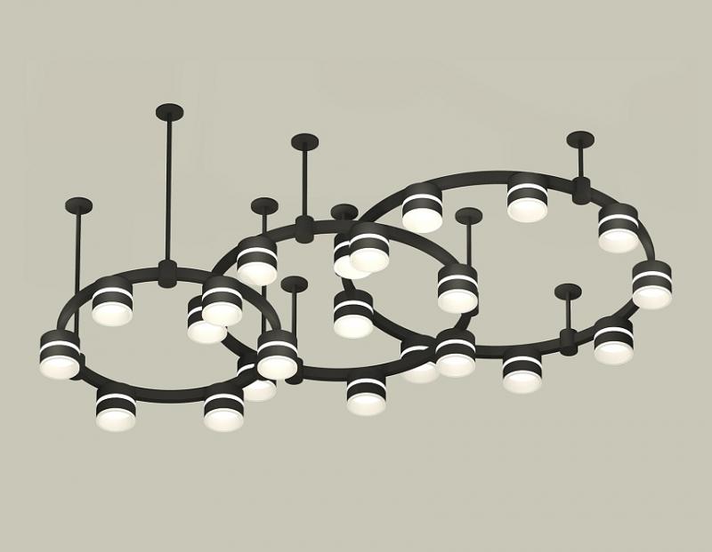 Комплект подвесного светильника Ambrella Light Techno Ring XR92222220 (A9222, A9227, C9233, C9242, C9238, C9232, N8445)