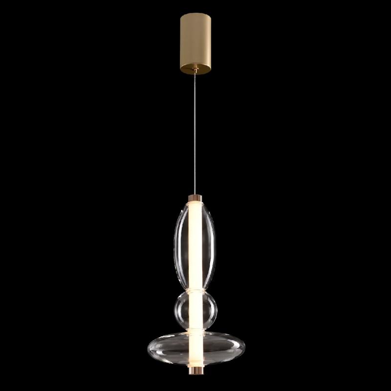 Подвесной светильник Crystal Lux QUASAR SP10W LED TRANSPARENT