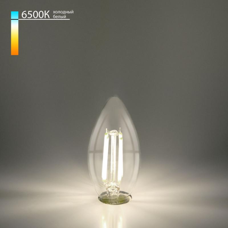 Филаментная светодиодная лампа Elektrostandard Свеча F E27 9W 6500K 4690389175350