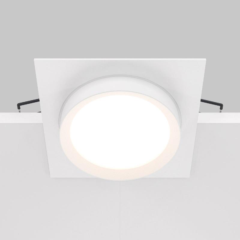 Встраиваемый светильник Maytoni Technical Hoop DL086-GX53-SQ-W