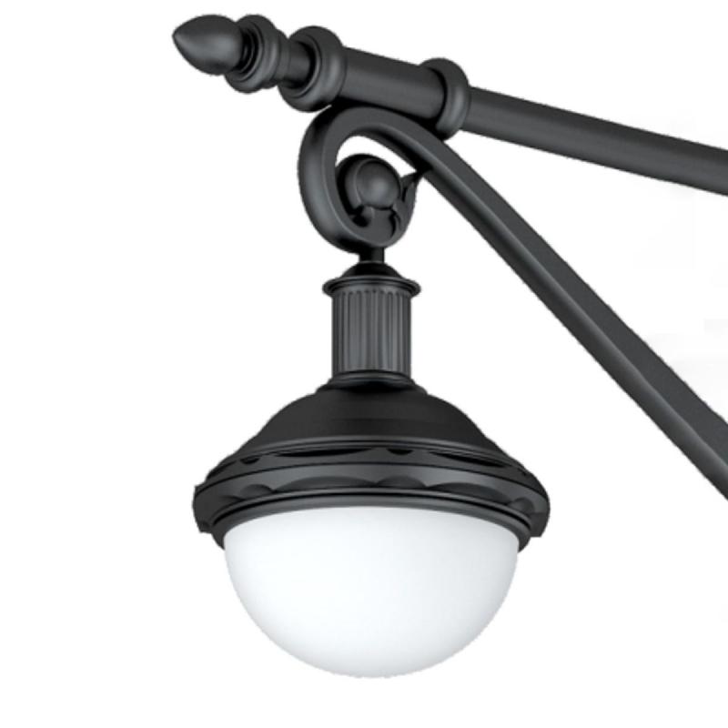 Уличный консольный светильник Arlight OXOR-AMPIL-BUE-495x500-150W Day4000 (BK, 120 deg, 230V) 052448