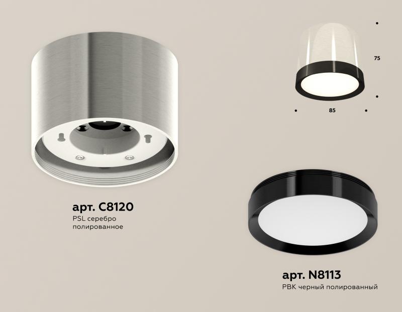 Потолочный светильник Ambrella Light Techno Spot XS8120001 (C8120, N8113)