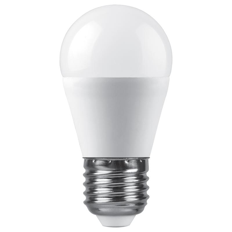 Лампа светодиодная Saffit SBG4520 шар матовый E27 20W 230V 4000K 55277