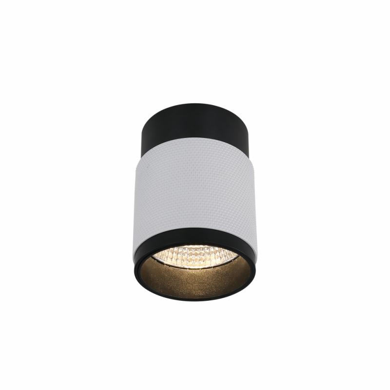 Накладной светильник iLedex Delta 1955-10W-3000K-36 BK+WH