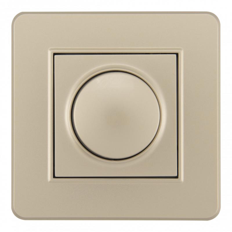 Диммер с рамкой Arte Milano SET16-1-48-1 shampan