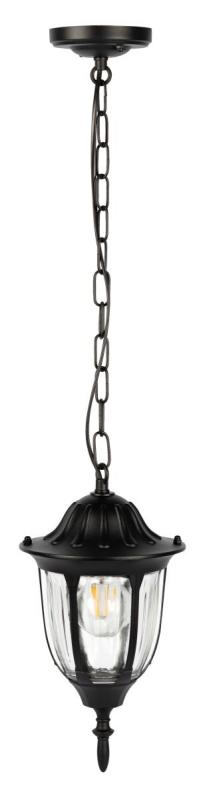 Уличный подвесной светильник ЭРА Галатея GBS-105-BL-0800 230В Е27 IP54 чёрный Б0071486