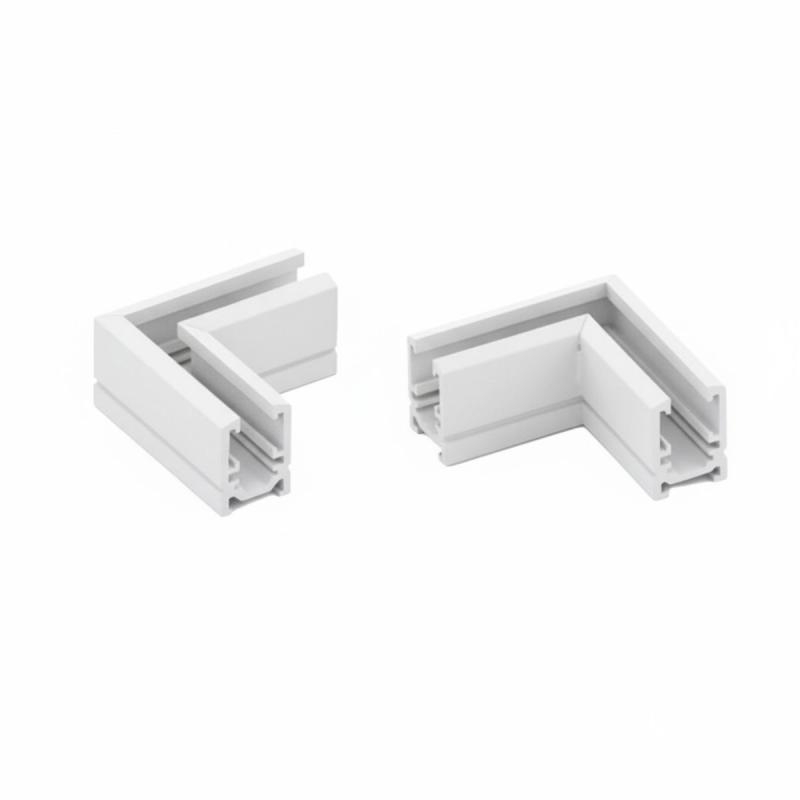 Коннектор угловой для накладного магнитного шинопровода Arlight MAG-MICROCOSM-CON-L90 (WH) (IP20 Металл) 062722