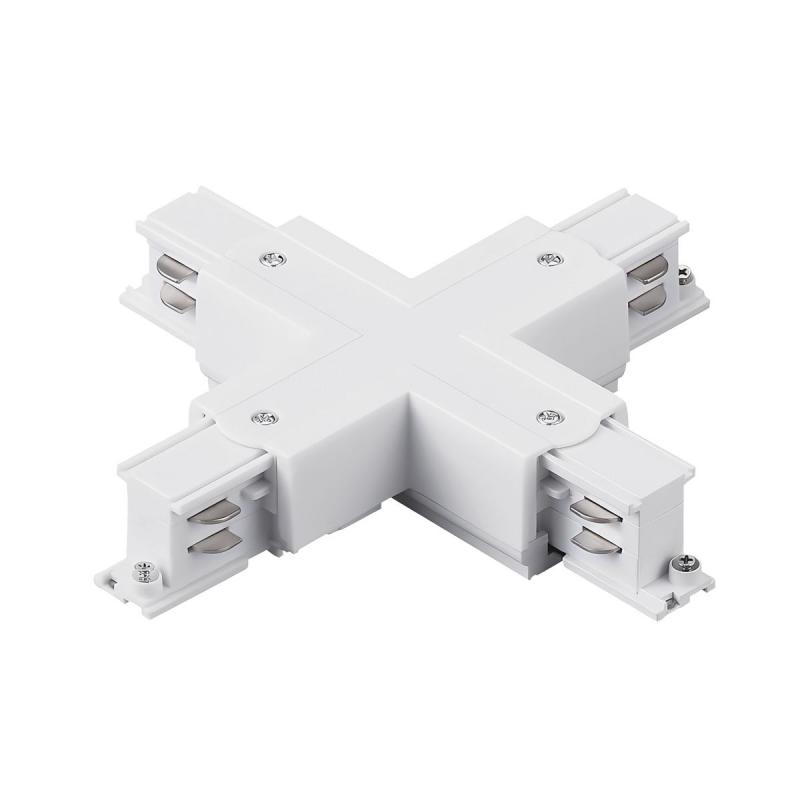 Соединение крестовое с подводом питания к треку 5040xx-(F)/(R) Lightstar Quattro 504146-FR