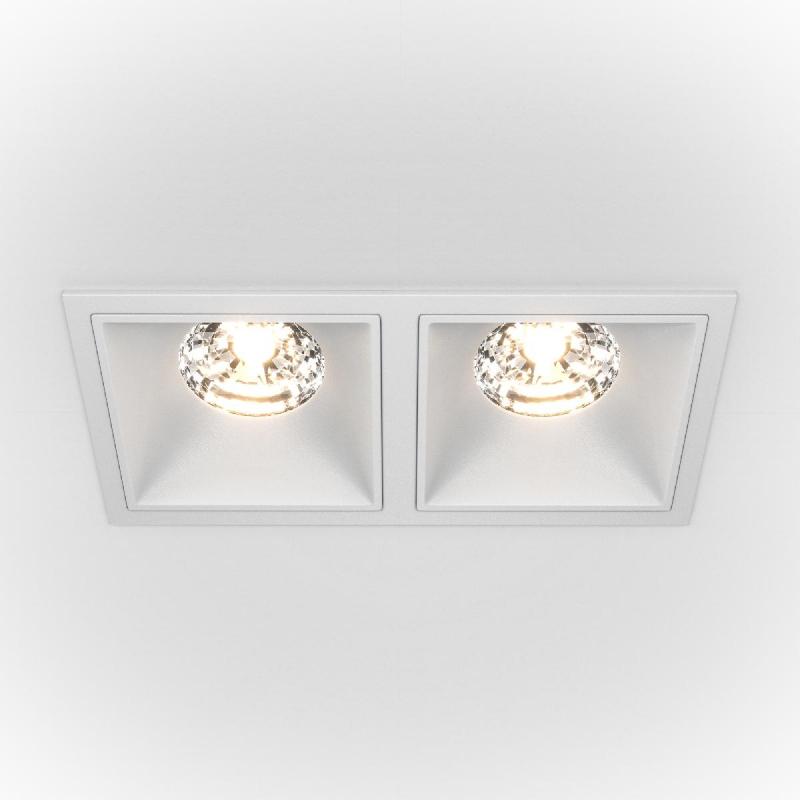 Встраиваемый светильник Maytoni Technical Alfa LED DL043-02-15W4K-D-SQ-W