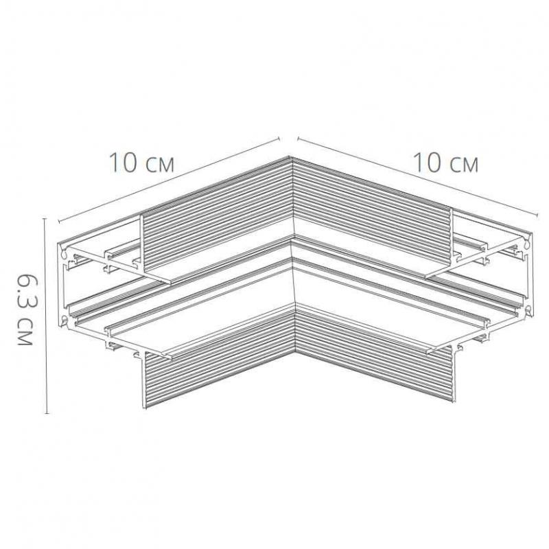 Коннектор для шинопровода Arte Lamp Linea-Accessories A480906
