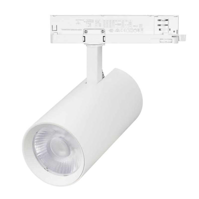 Трековый трехфазный светильник Arlight LGD-GERA-4TR-R90-30W Day4000 (WH, 24 deg, 230V, TRIAC) (IP20 Металл) 058878