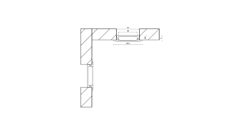 Профиль алюминиевый (комплект) SWG Standard RC-3006 09-00900083