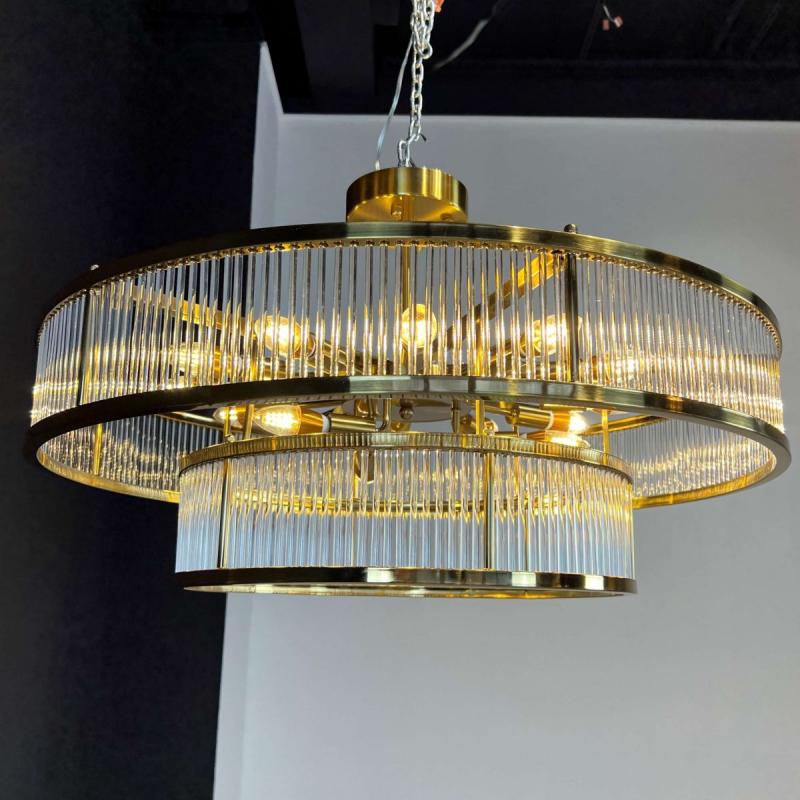 Люстра на штанге ImperiumLoft Marais Round 228942-22