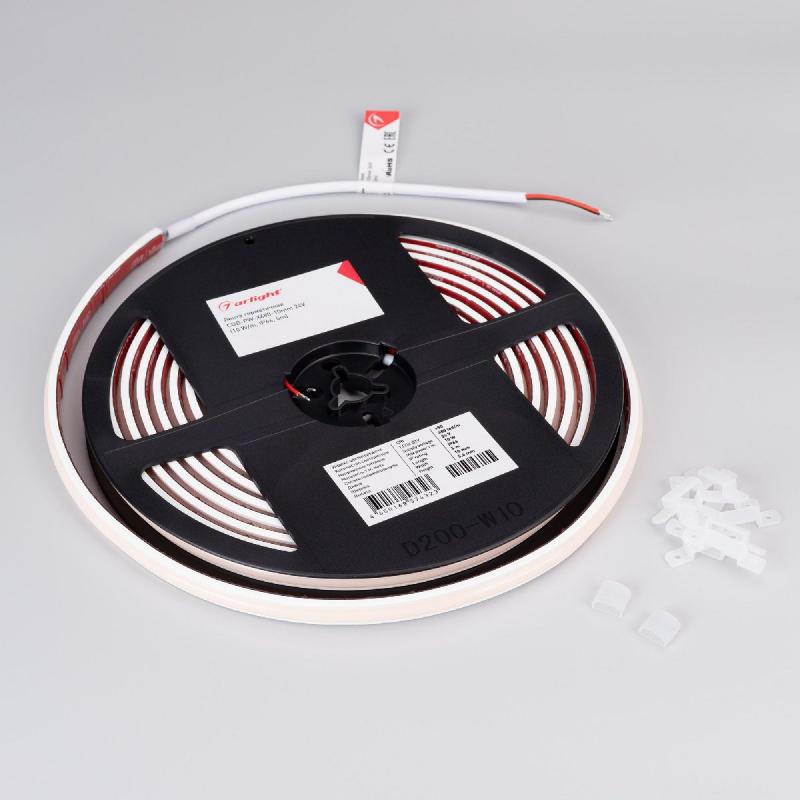 Светодиодная лента герметичная Arlight COB-PW-X480-10mm 24V Warm3000 (10 W/m, IP66, 5m) 045864