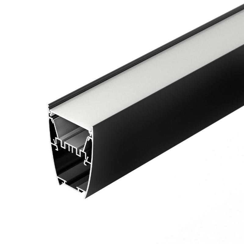 Алюминиевый профиль Arlight LINE-5075-U-HONEYCOMB-2000 BLACK 044885