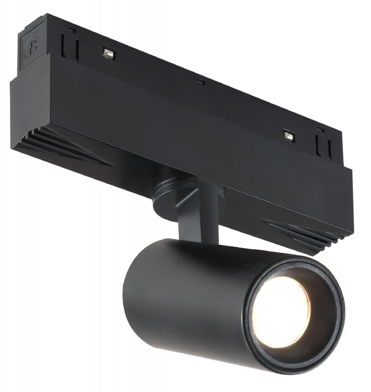 Трековый магнитный светильник iLedex Vision 4822-011-D45-8W-38DG-3000K-BK
