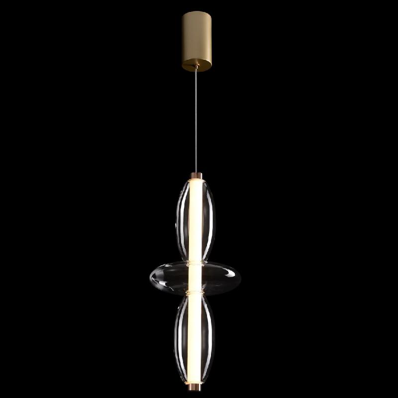 Подвесной светильник Crystal Lux QUASAR SP14W LED TRANSPARENT